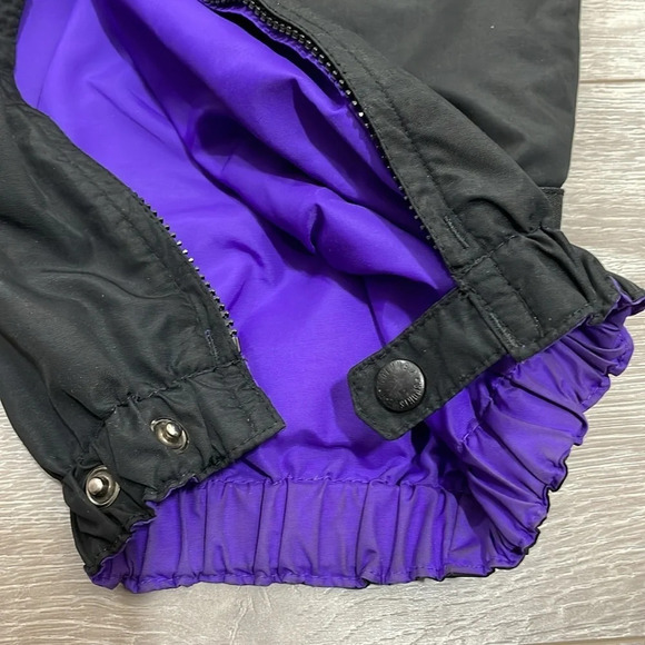 Vintage Columbia Sportswear Company Snow Ski Pants Full Side Zip Black L - Picture 15 of 16